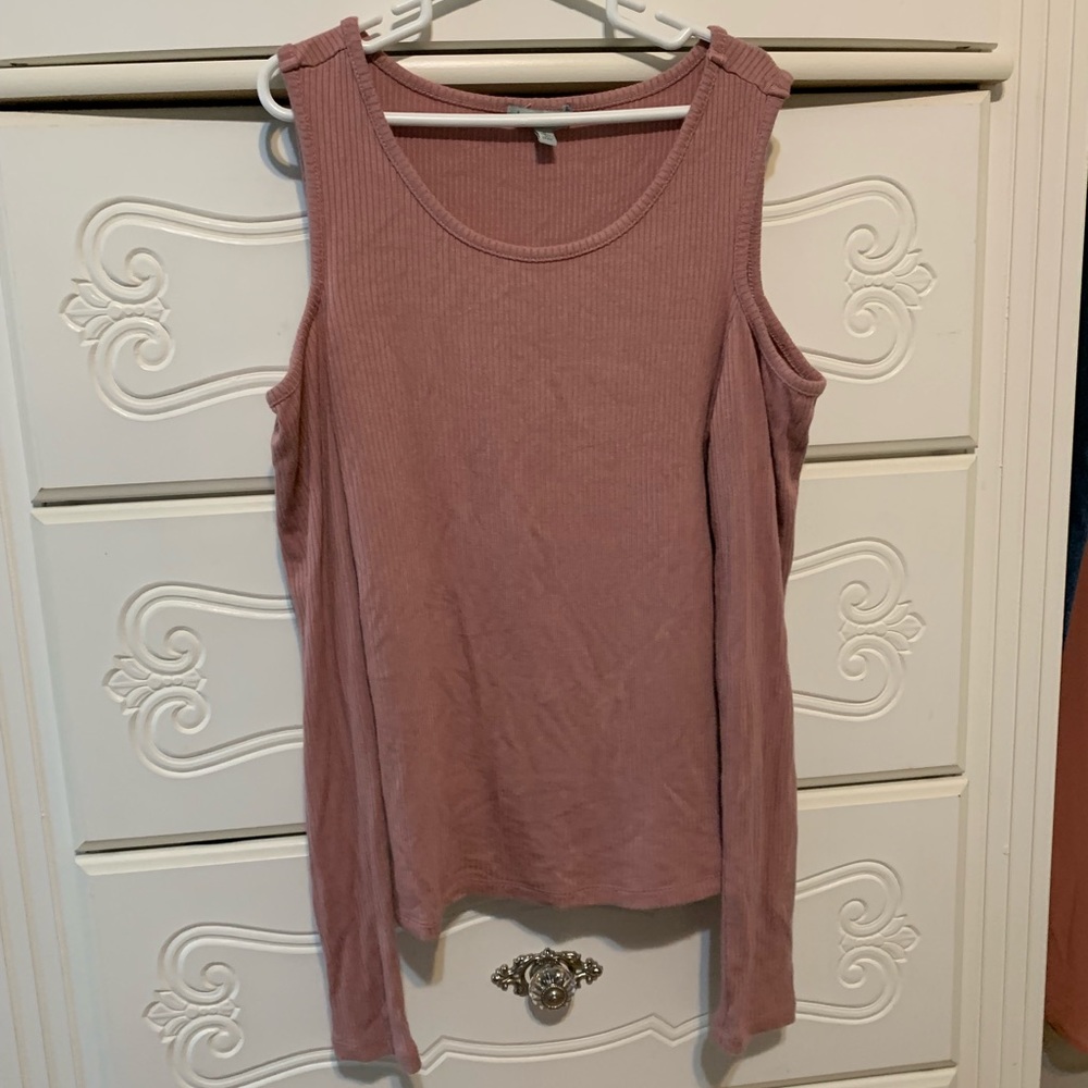 Lightly worn Rose Colored Long Sleeve